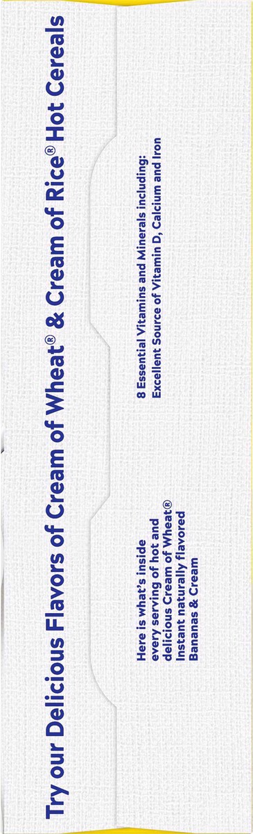 slide 9 of 9, Cream of Wheat Instant Bananas & Cream Hot Cereal 10-1.23 oz. Packets, 12.3 oz