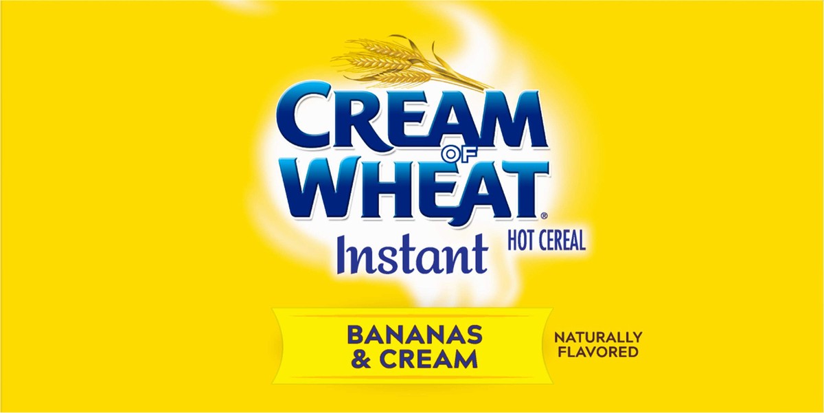 slide 7 of 9, Cream of Wheat Instant Bananas & Cream Hot Cereal 10-1.23 oz. Packets, 12.3 oz