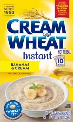 Cream of Wheat Instant Bananas & Cream Hot Cereal 10-1.23 oz. Packets
