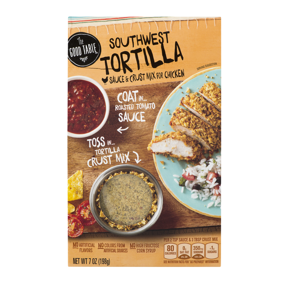 slide 1 of 1, The Good Table Southwest Tortilla Sauce & Crust Mix for Chicken, 7 oz