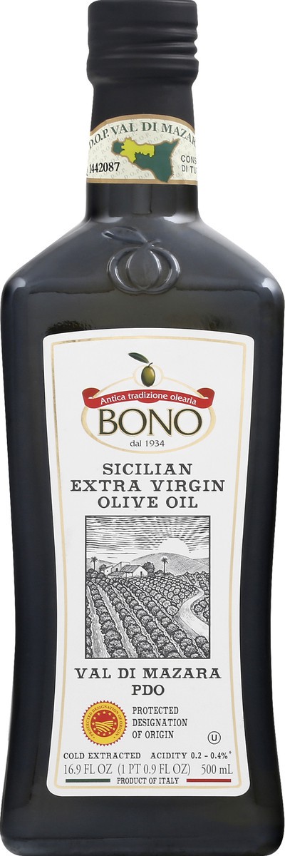 slide 8 of 10, Bono Sicilian Extra Virgin Olive Oil, 16.9 oz