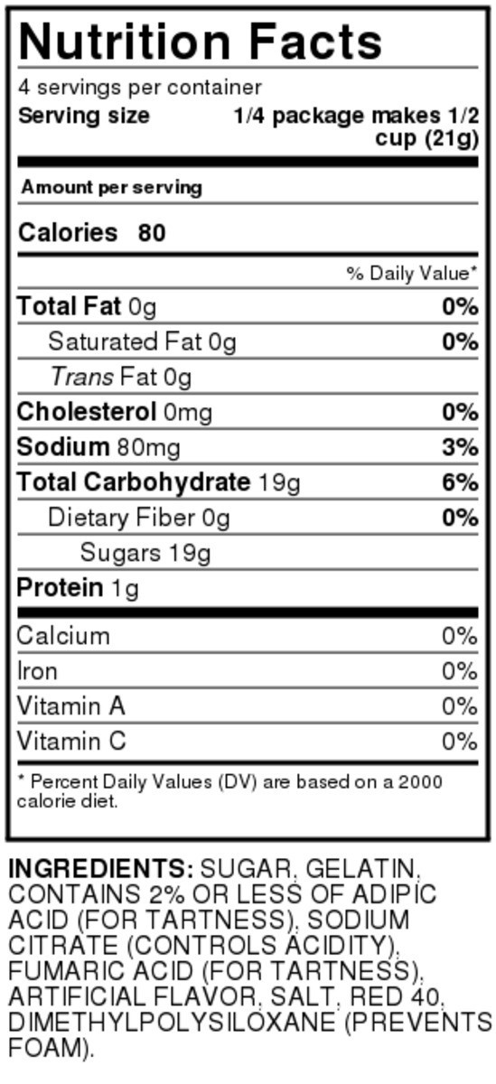slide 7 of 8, Hy-vee Strawberry Gelatin Dessert - 3 oz, 3 oz