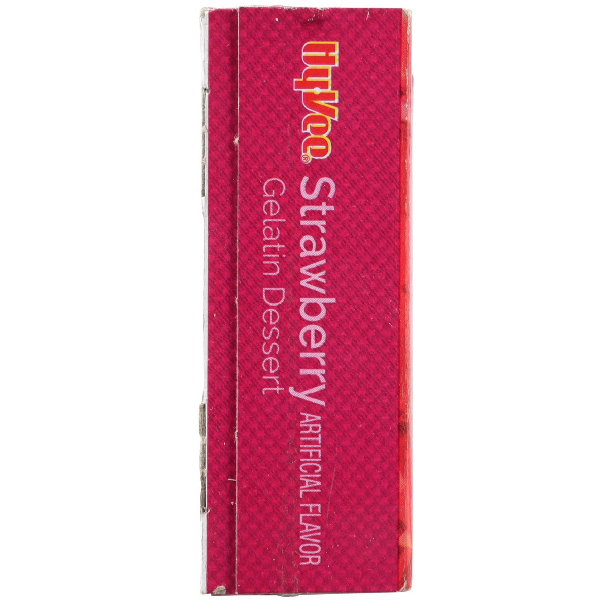 slide 4 of 8, Hy-vee Strawberry Gelatin Dessert - 3 oz, 3 oz