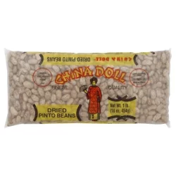 China Doll Pinto Beans, Dried - 16 oz