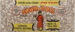 China Doll Pinto Beans, Dried - 16 oz