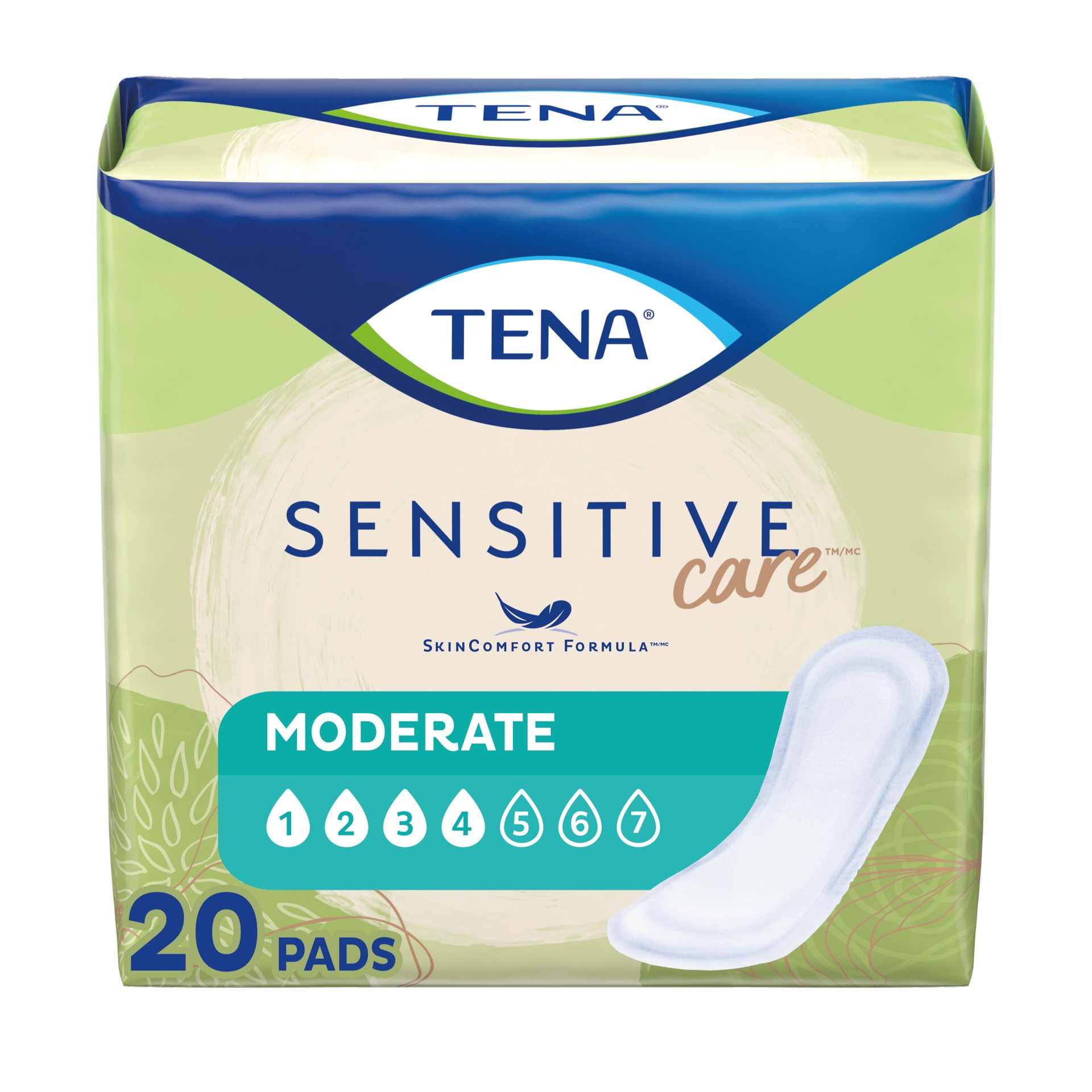 slide 1 of 17, Tena Intimiates Fresh & Clean Moderate Absorbency Incontinence Pads , 20 ct