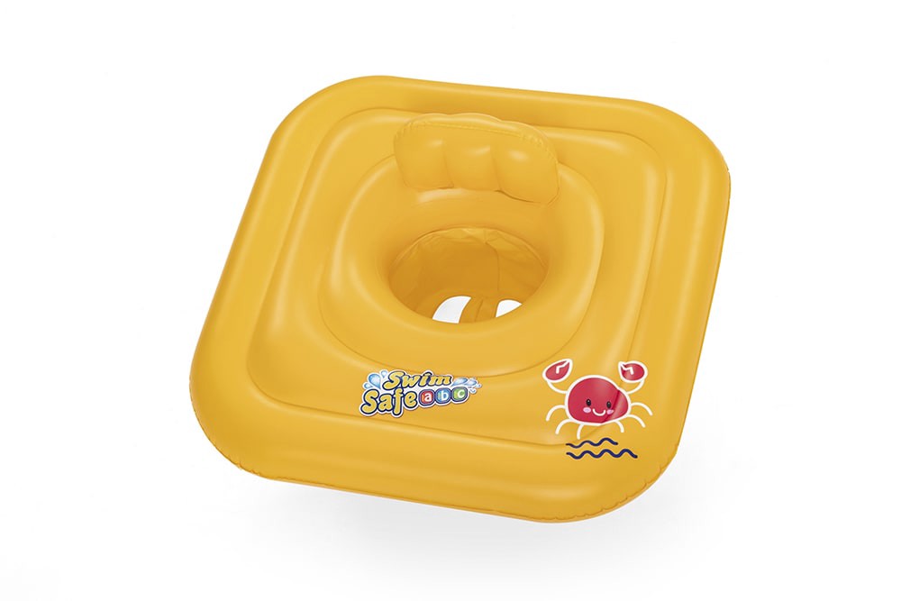 slide 1 of 1, Bestway Wondersplash Three-Ring Square Baby Float, 1 ct