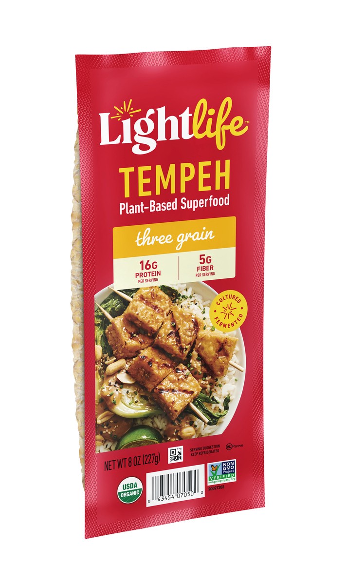 slide 5 of 7, Lightlife Tempeh, 8 oz