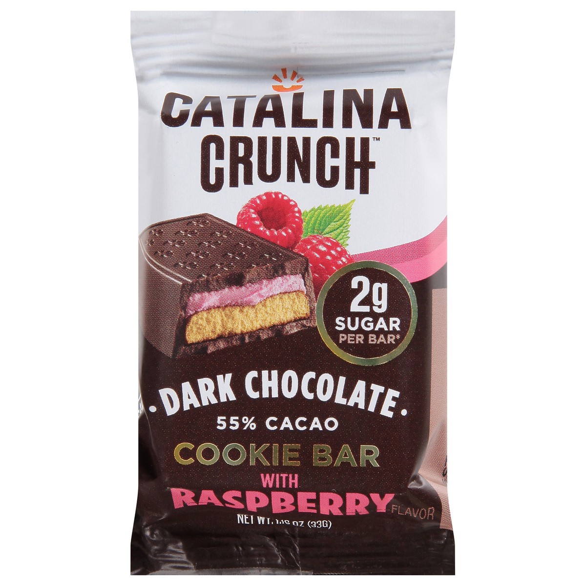 slide 11 of 13, Catalina Crunch Chocolate with Raspberry Flavor Cookie Bar 1.16 oz, 1.16 oz