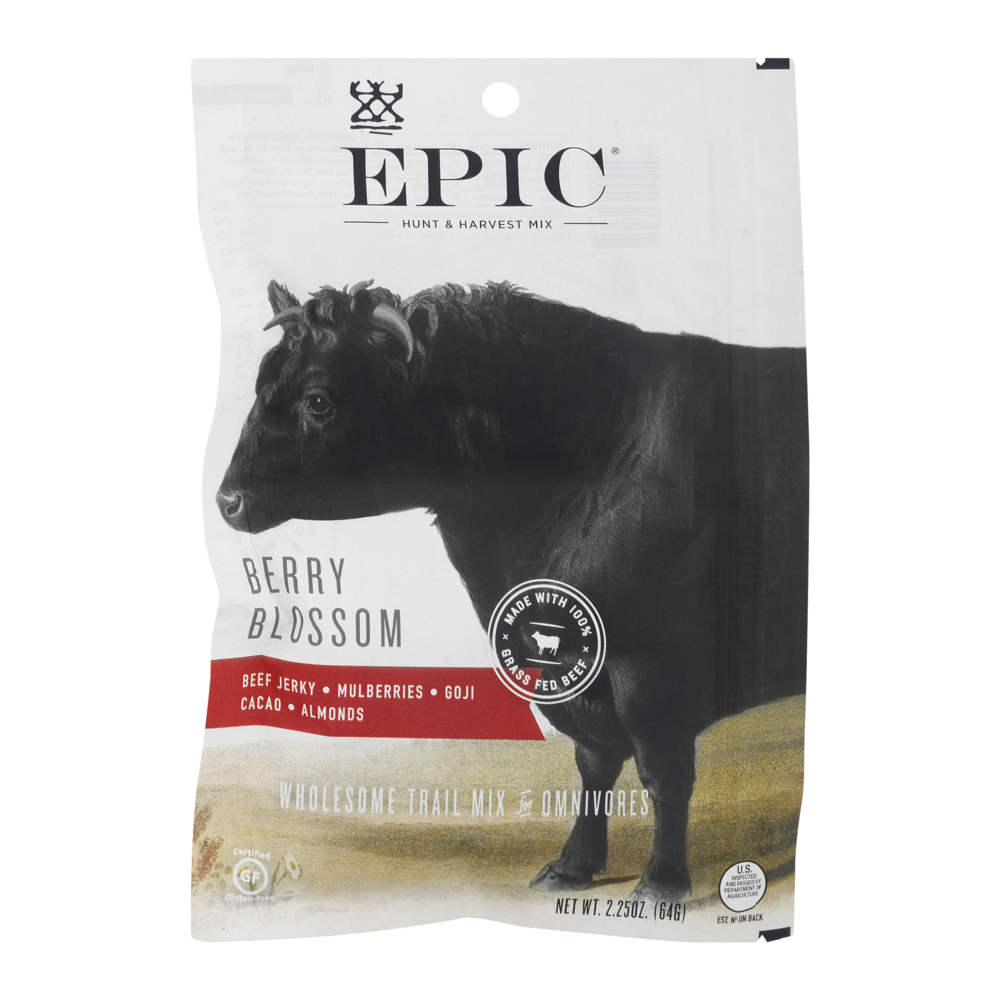 slide 1 of 6, Epic Provisions Jerky Super Berry Blend, 2.25 oz