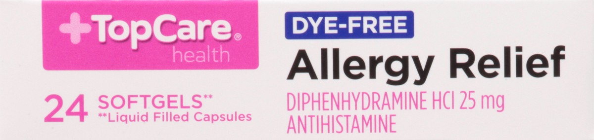 slide 9 of 9, TopCare Allergy Relief Soft Gels, 24 ct