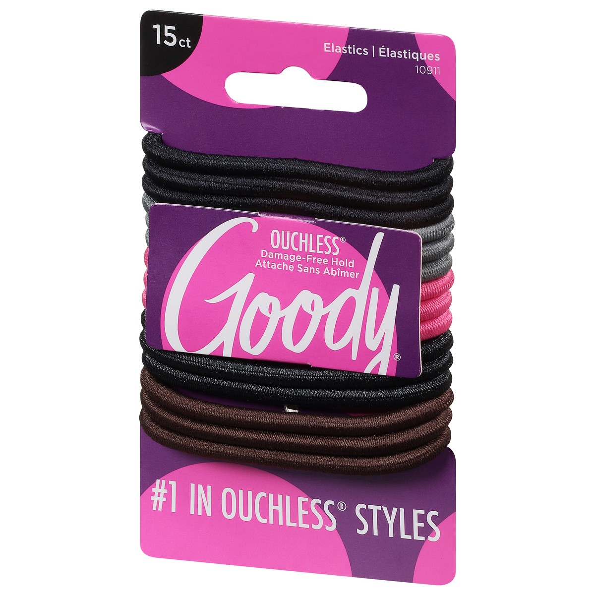 slide 8 of 9, Goody Ouchless Elastics 15 ea, 15 ct