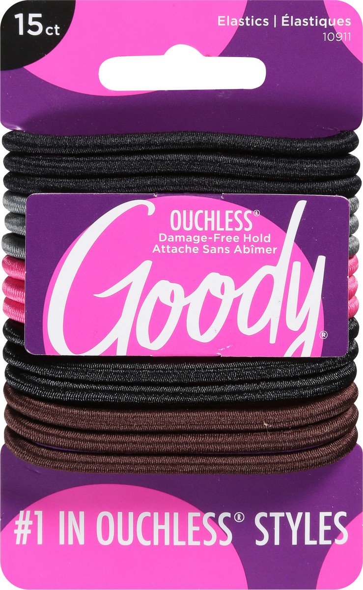 slide 7 of 9, Goody Ouchless Elastics 15 ea, 15 ct