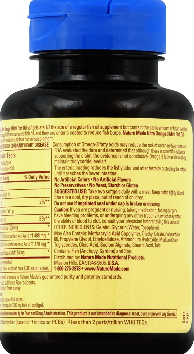 slide 2 of 3, Nature Made Fish Oil 60 ea, 60 ct