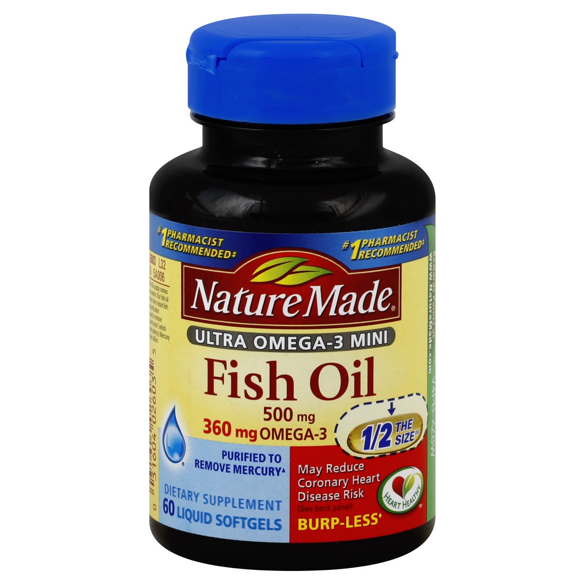 slide 3 of 3, Nature Made Fish Oil 60 ea, 60 ct