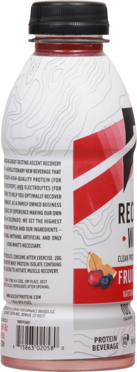 slide 6 of 9, Ascent Recovery Water, Fruit Punch - 16.9 oz, 16.9 oz