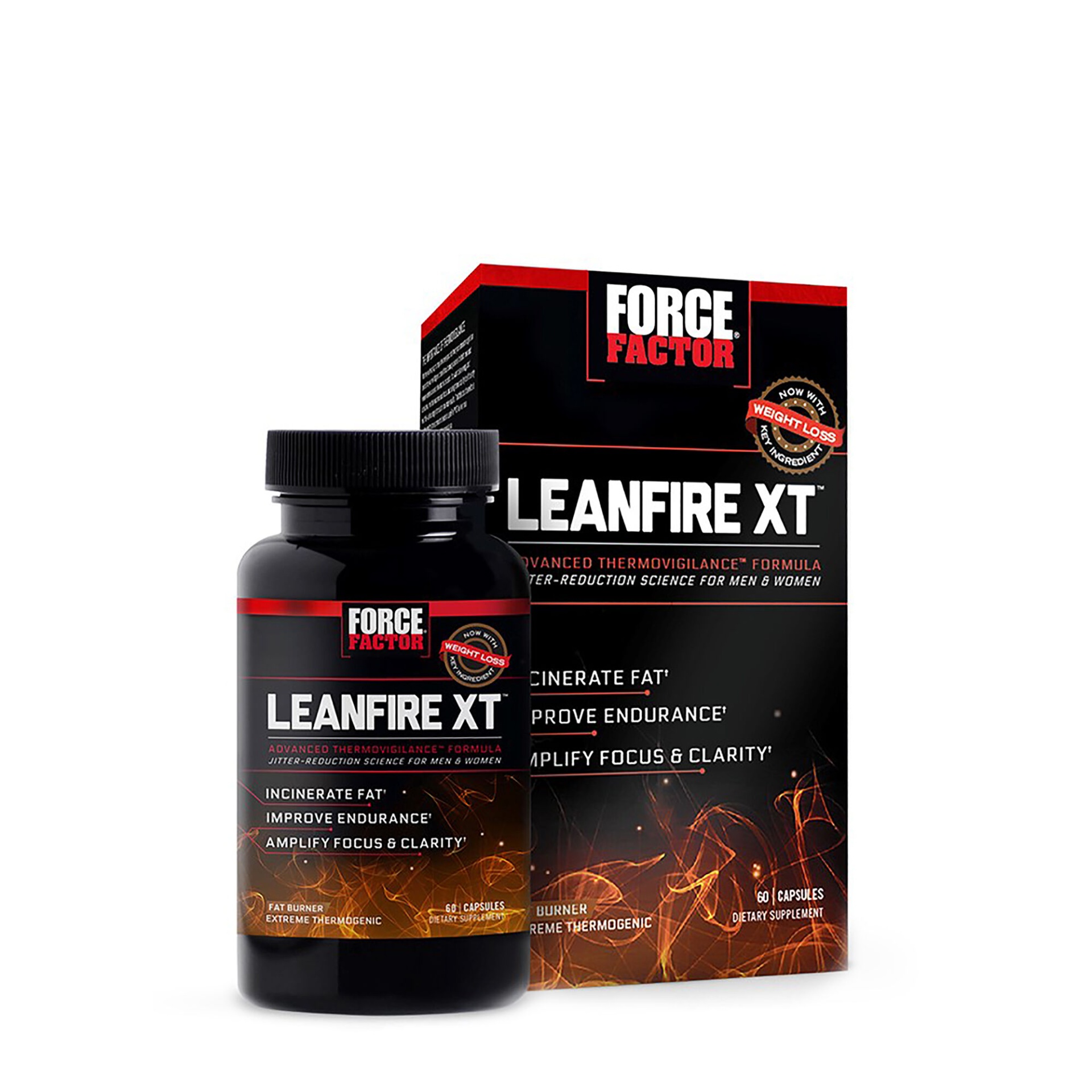 slide 1 of 1, Force Factor LeanFire XT, 60 ct