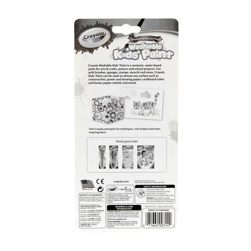 slide 2 of 3, Crayola 18 Colors Nontoxic Washable Kids' Paint 1 ea, 1 ct