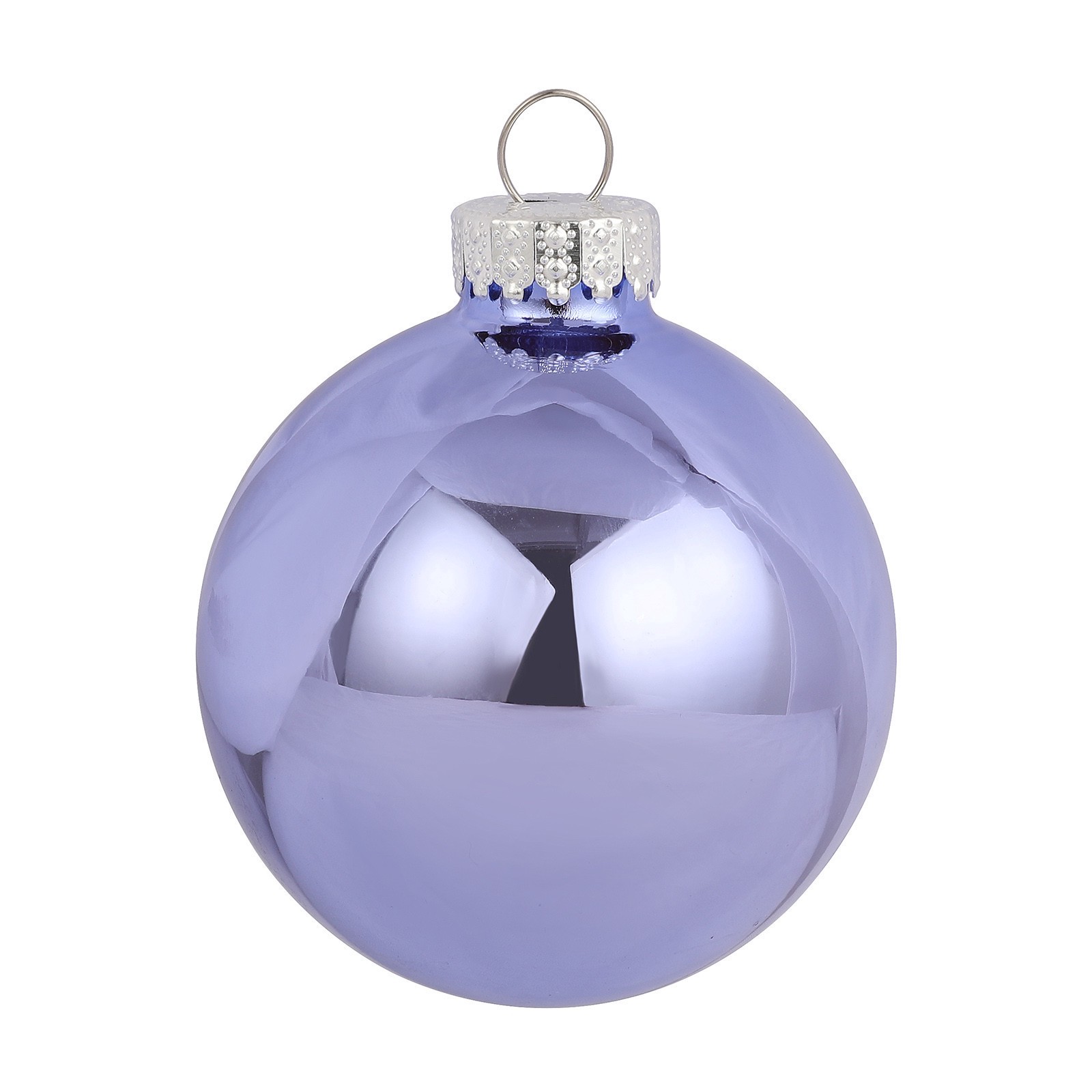 slide 3 of 3, 6 Pack 2.5" Lilac Shiny Glass Ball Ornaments By Ashland, 6 ct