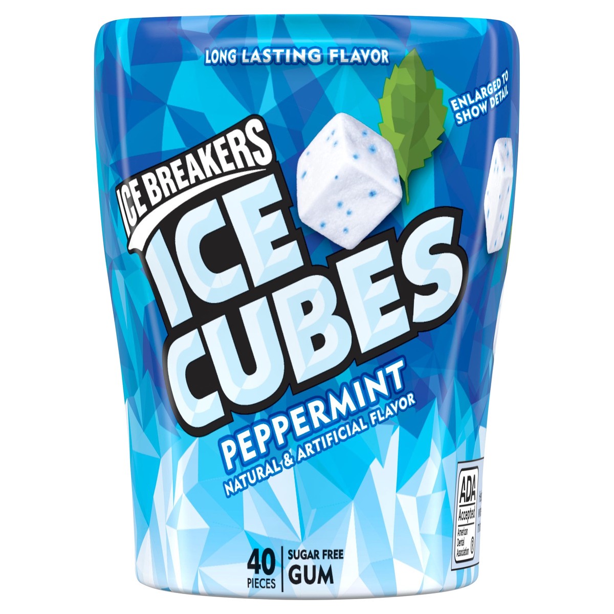 slide 1 of 4, Ice Breakers Ice Cubes Sugar Free Peppermint Gum 6 - 40 ea Bottles, 