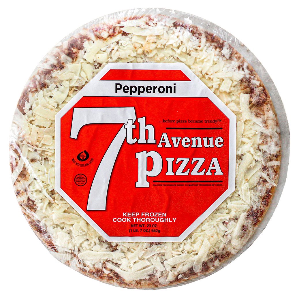 slide 1 of 1, 7Th Avenue Pizza Pepperoni Pizza, 12 in