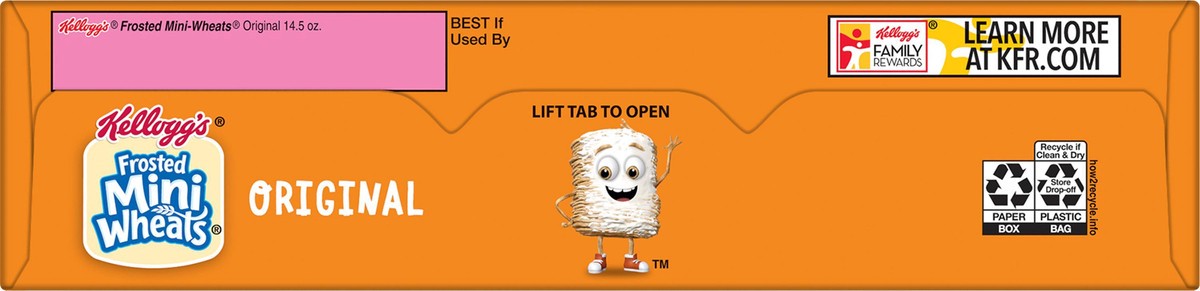 slide 2 of 8, Frosted Mini-Wheats Kellogg's Frosted Mini Wheats Original Breakfast Cereal, 14.5 oz
