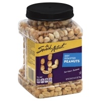 slide 1 of 9, Signature Select Dry Roasted Peanuts 28 oz, 