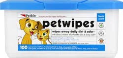 Petkin Pet Wipes 100 ea