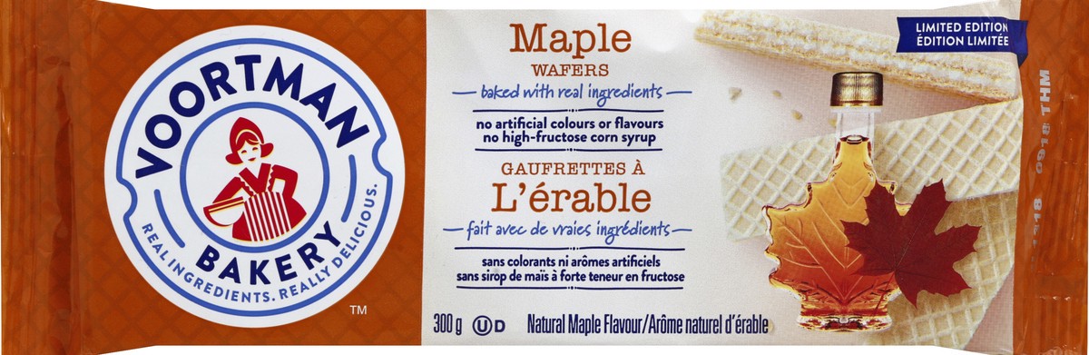 slide 3 of 5, Voortman Bakery Maple Wafers, 10.6 oz