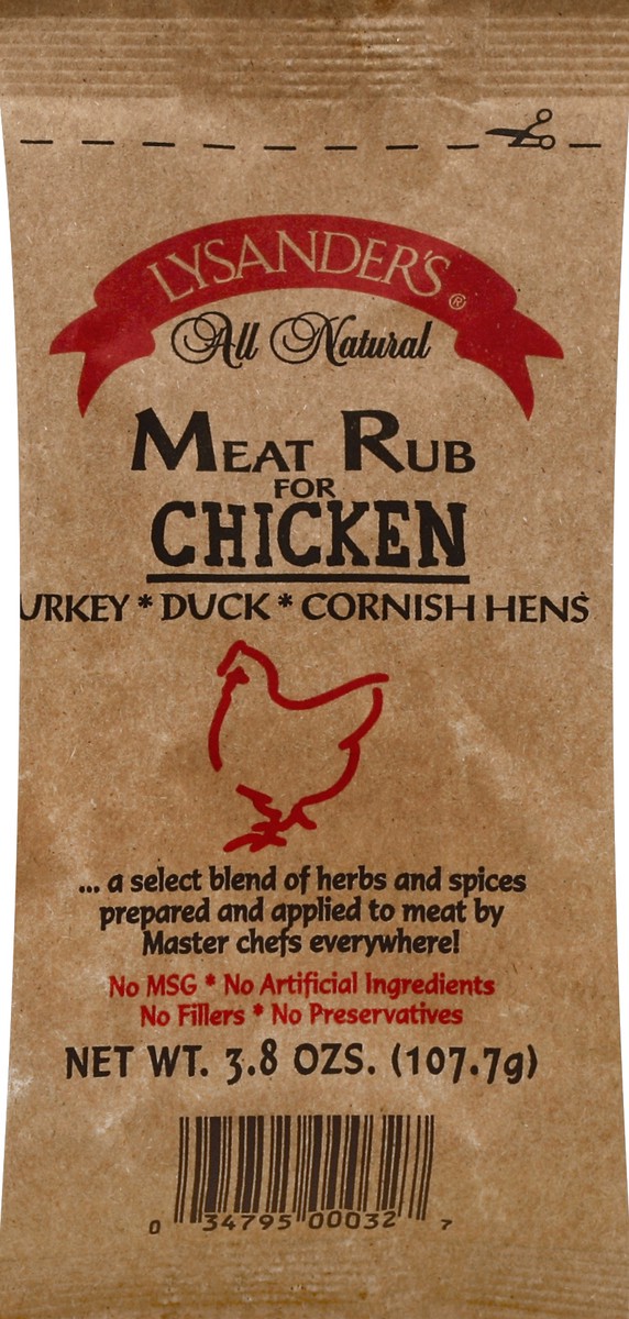 slide 2 of 2, Lysander's Meat Rub, For Chicken, 4 oz