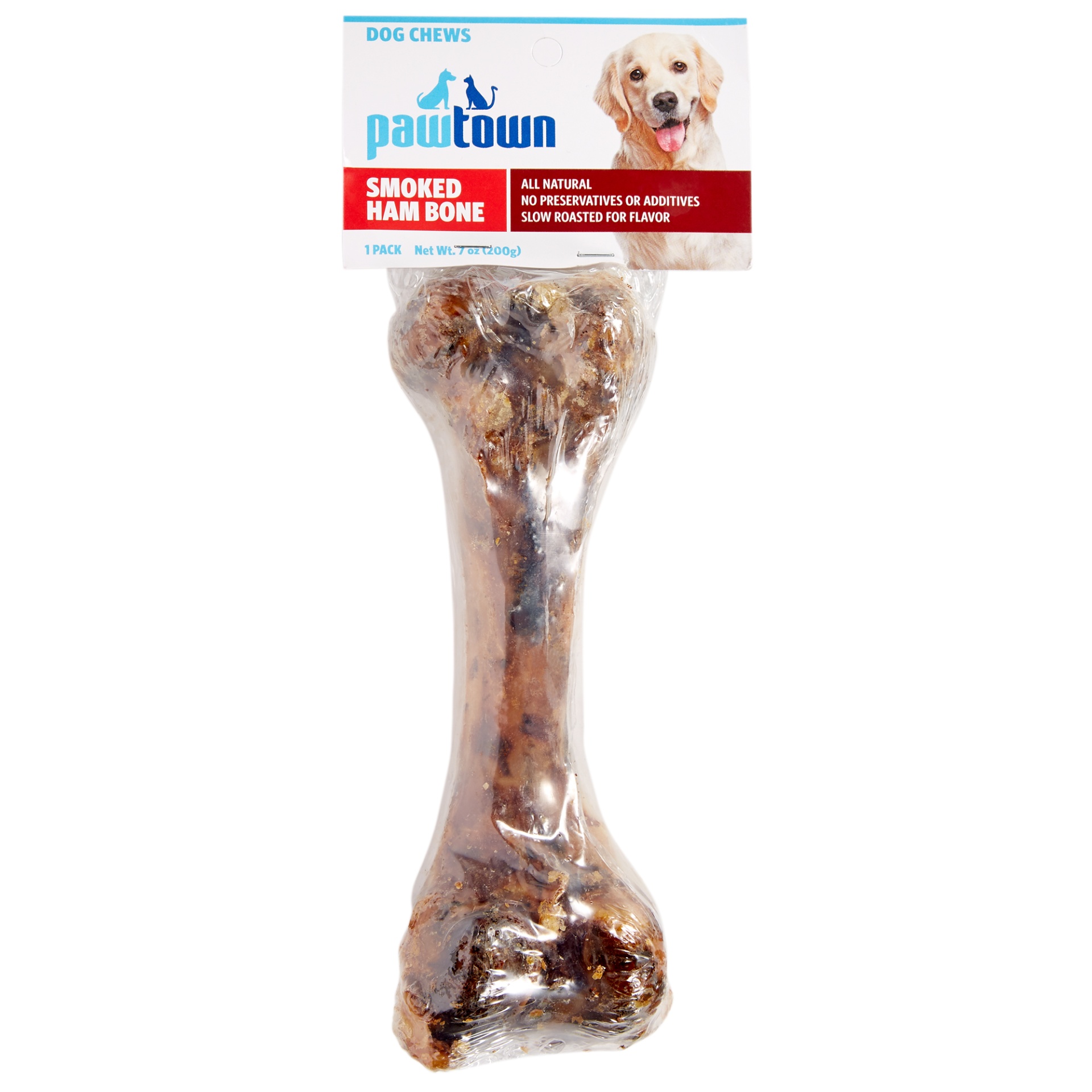 slide 1 of 2, Pawtown Smoked Ham Bone, 1 ct