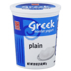slide 1 of 1, Harris Teeter Greek Yogurt - Plain, 32 oz