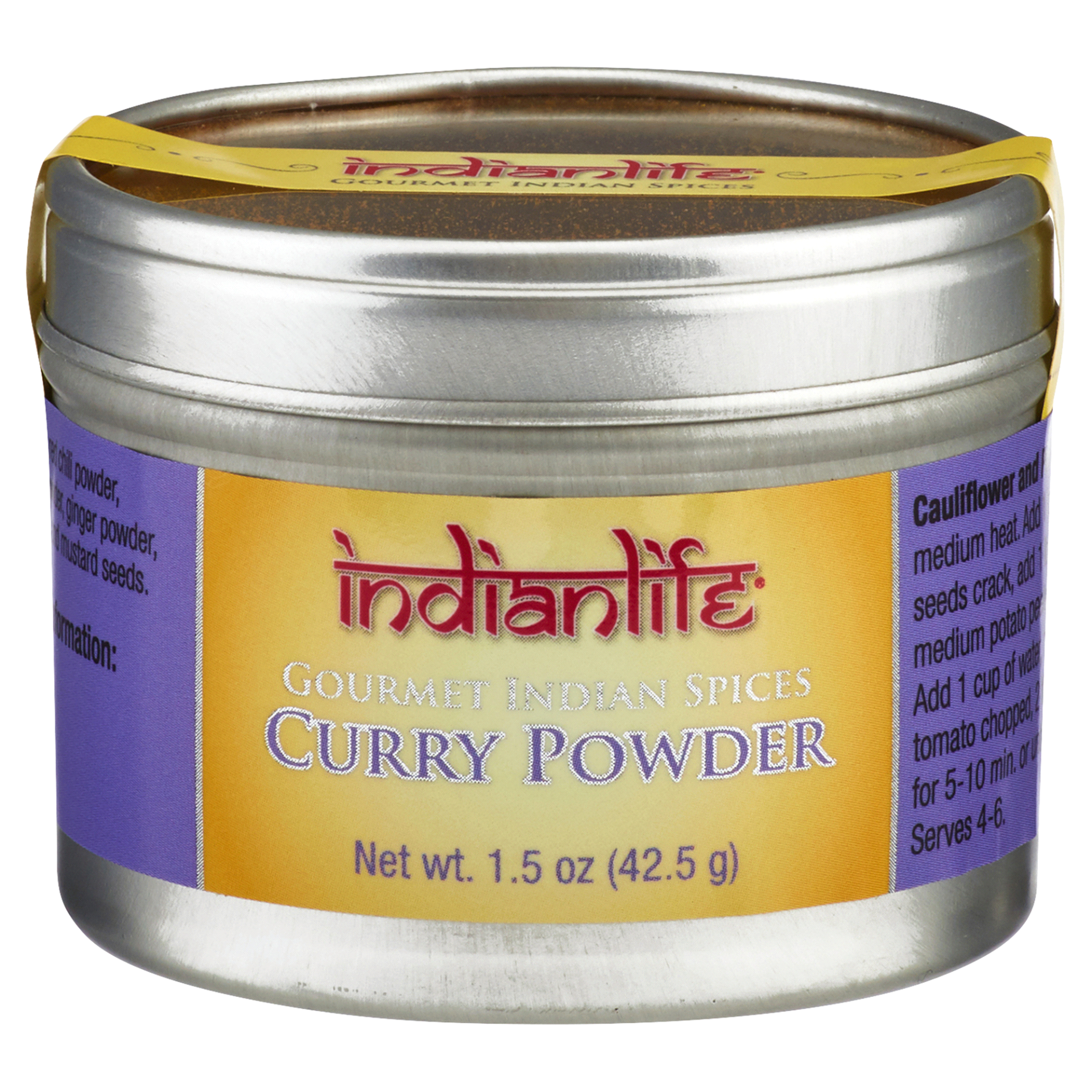 slide 1 of 1, Indianlife Curry Powder Hot, 1.5 oz