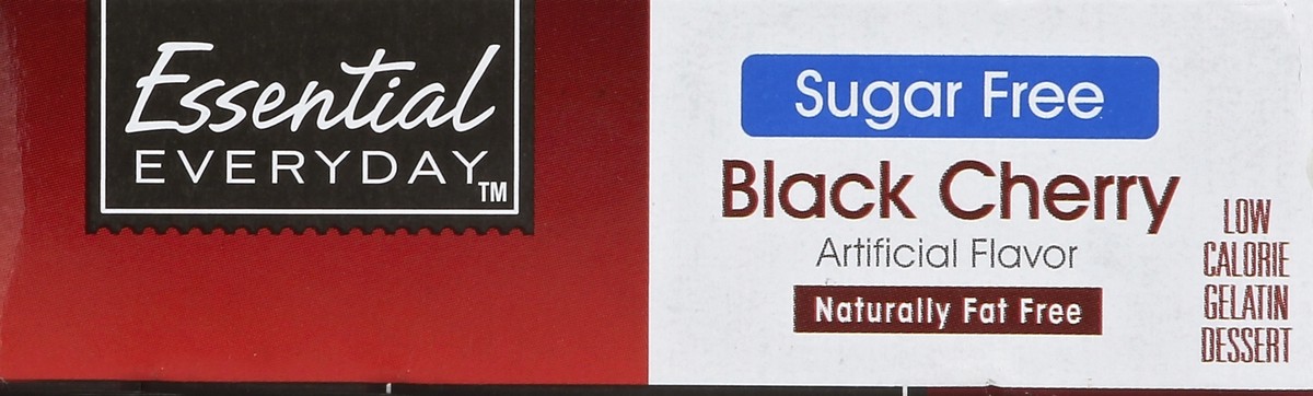 slide 2 of 6, Essential Everyday Gelatin Dessert, Sugar Free, Black Cherry, 0.44 oz