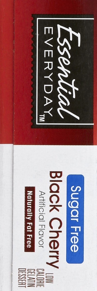 slide 3 of 6, Essential Everyday Gelatin Dessert, Sugar Free, Black Cherry, 0.44 oz
