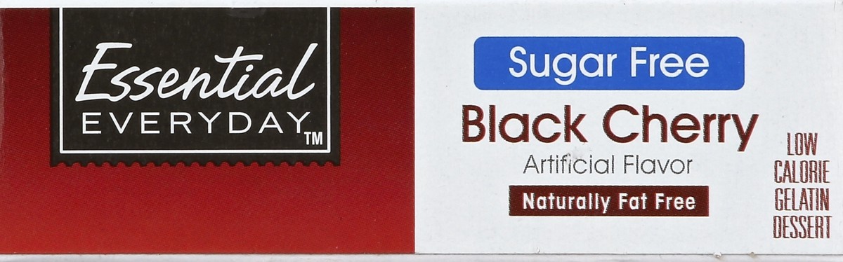slide 4 of 6, Essential Everyday Gelatin Dessert, Sugar Free, Black Cherry, 0.44 oz