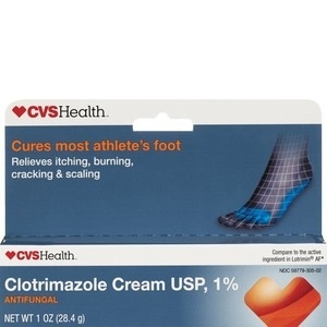 slide 1 of 1, CVS Health Clotrimazole Cream Usp 1%, 1 oz