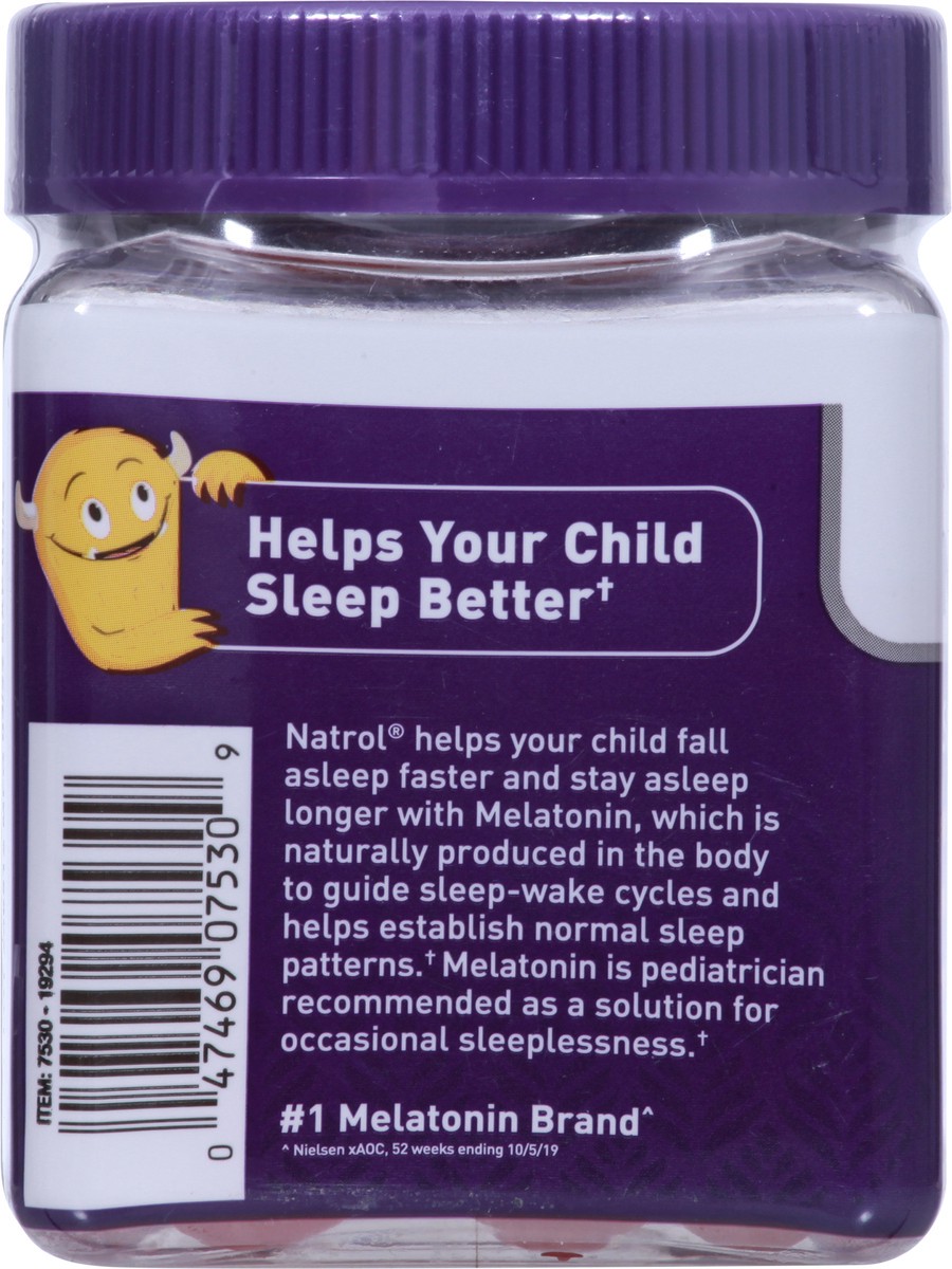 slide 6 of 9, Natrol Kids' Melatonin Sleep Aid 1mg Gummies - Berry - 90ct, 90 ct