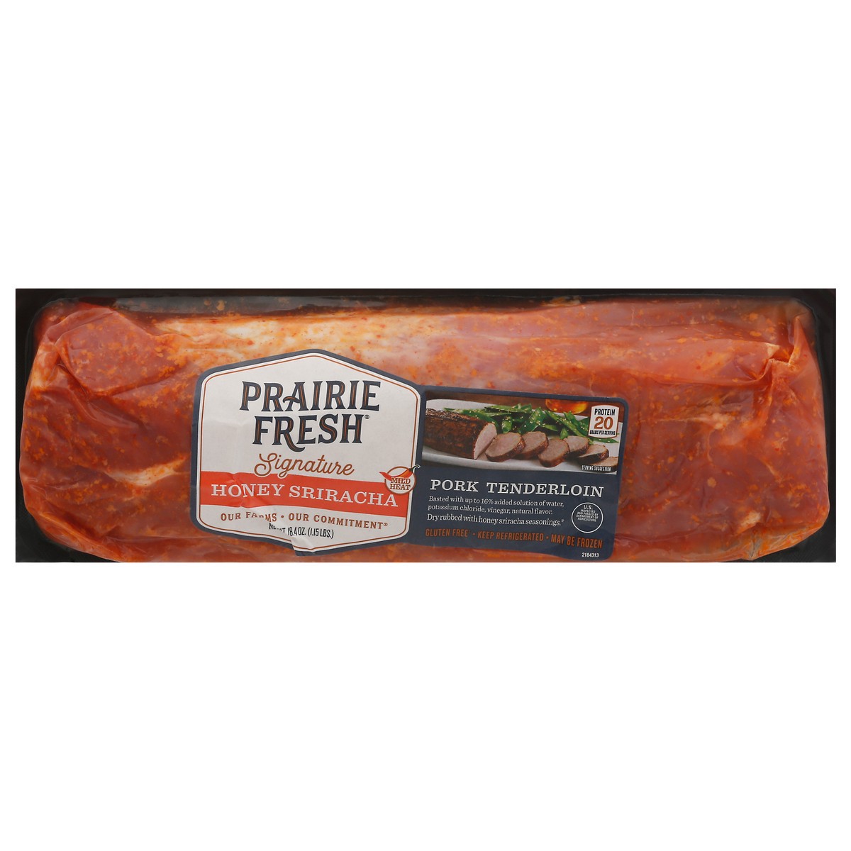 slide 2 of 13, Prairie Fresh Signature Mild Heat Honey Sriracha Pork Tenderloin 18.4 oz, 18.4 oz