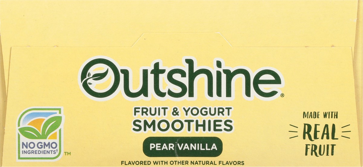 slide 4 of 11, Outshine Pear Vanilla Fruit & Yogurt Smoothies 4 - 3.5 oz Pouches, 4 ct