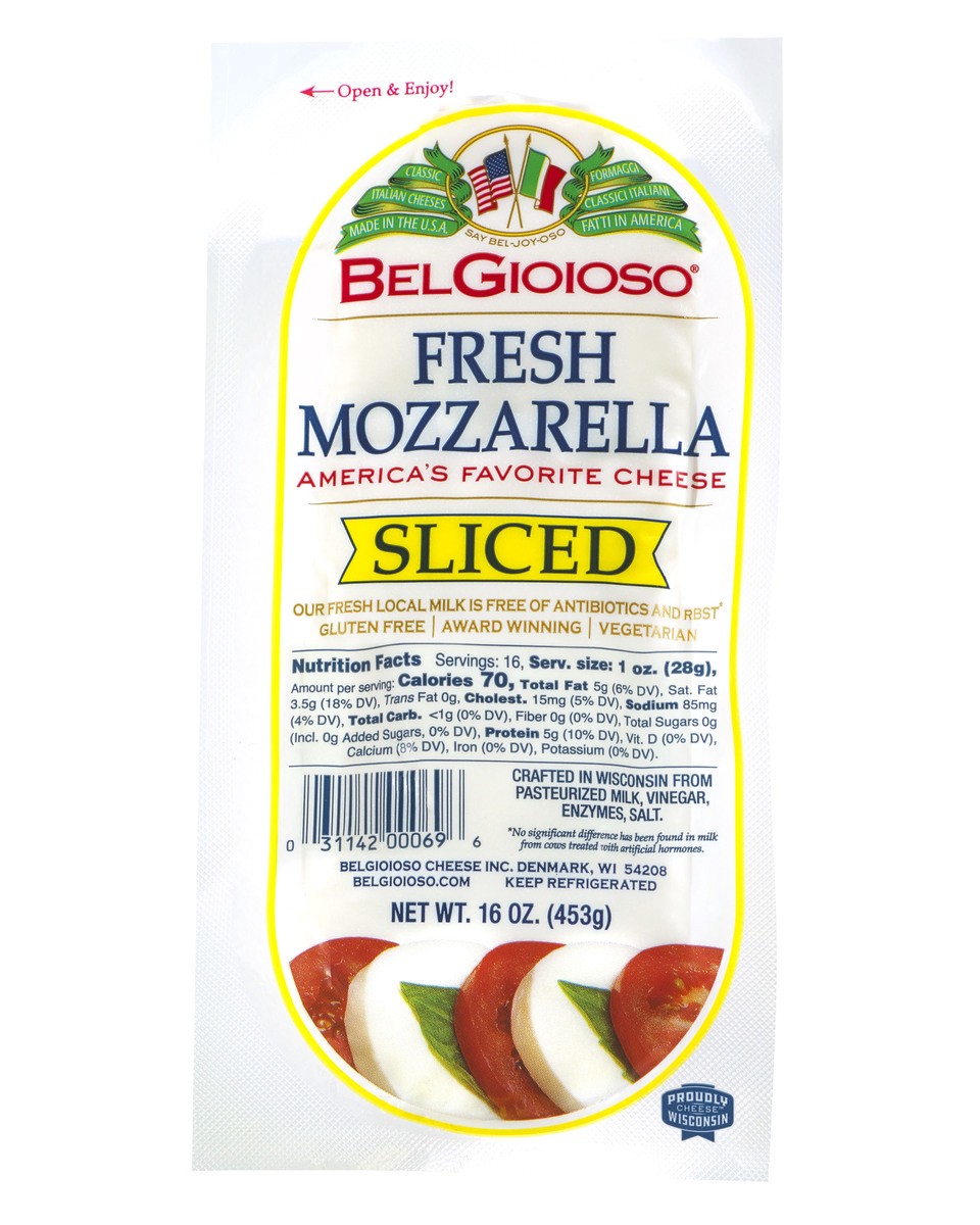 slide 1 of 9, BelGioioso Sliced Cheese, 2 ct