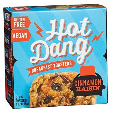 slide 1 of 1, Hot Dang Breakfast Toasters - Cinnamon Raisin, 9 oz