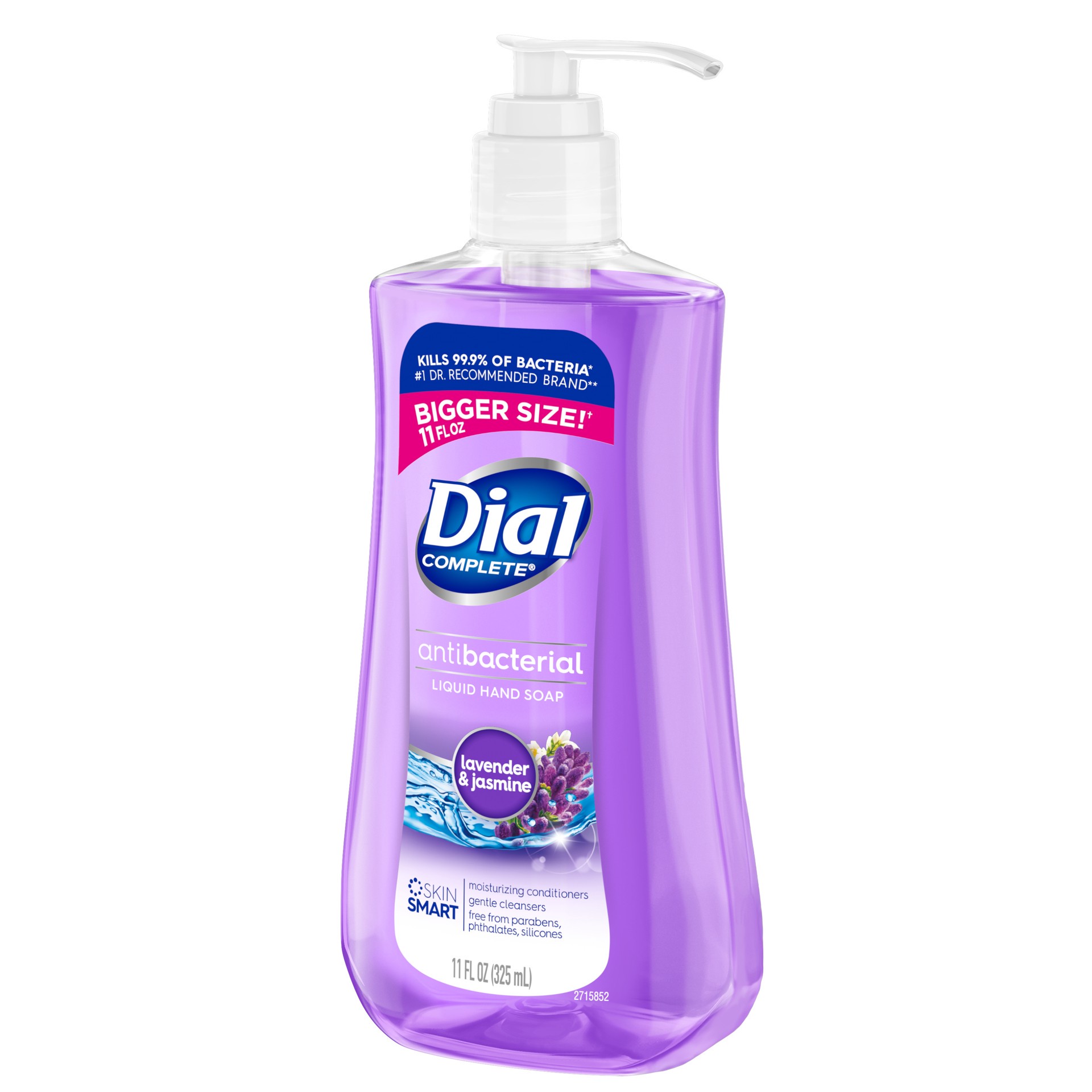 slide 5 of 5, Dial Complete Antibacterial Liquid Hand Soap, Lavender & Jasmine, 11 fl oz