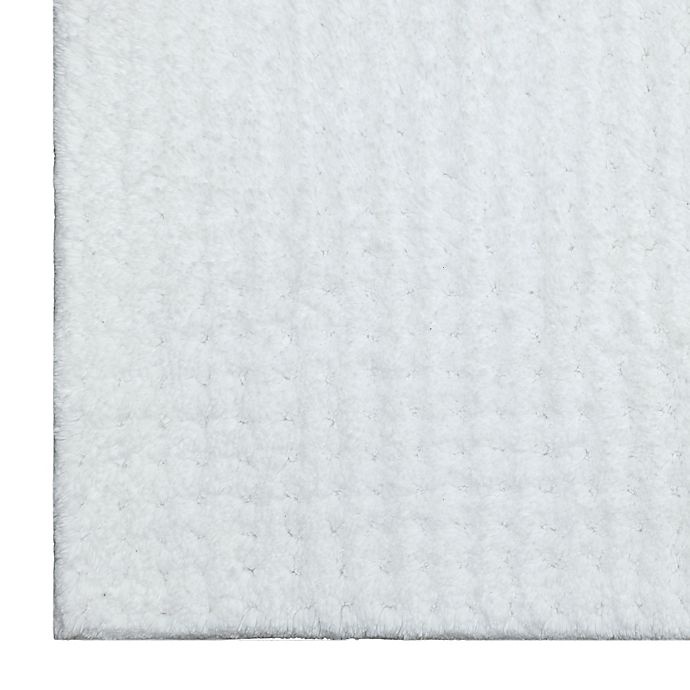 slide 3 of 4, Haven Waffle Organic Cotton Bath Rug - Bright White'', 21 in x 34 in