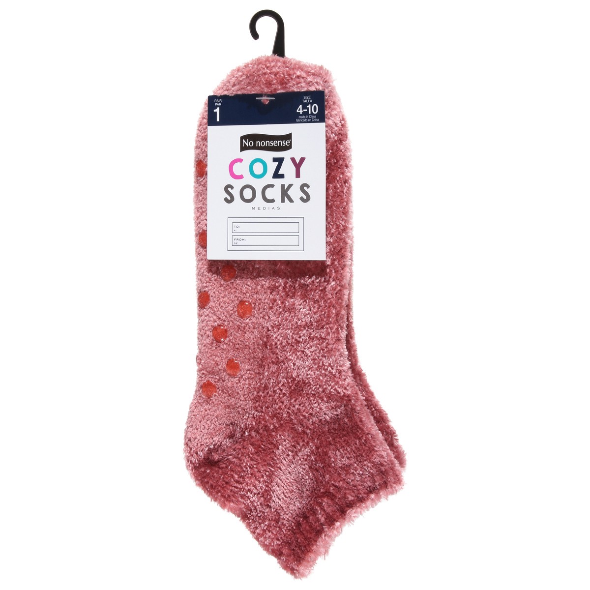 slide 3 of 11, No Nonsense Cozy Socks Size 4-10 1 ea, 1 ct