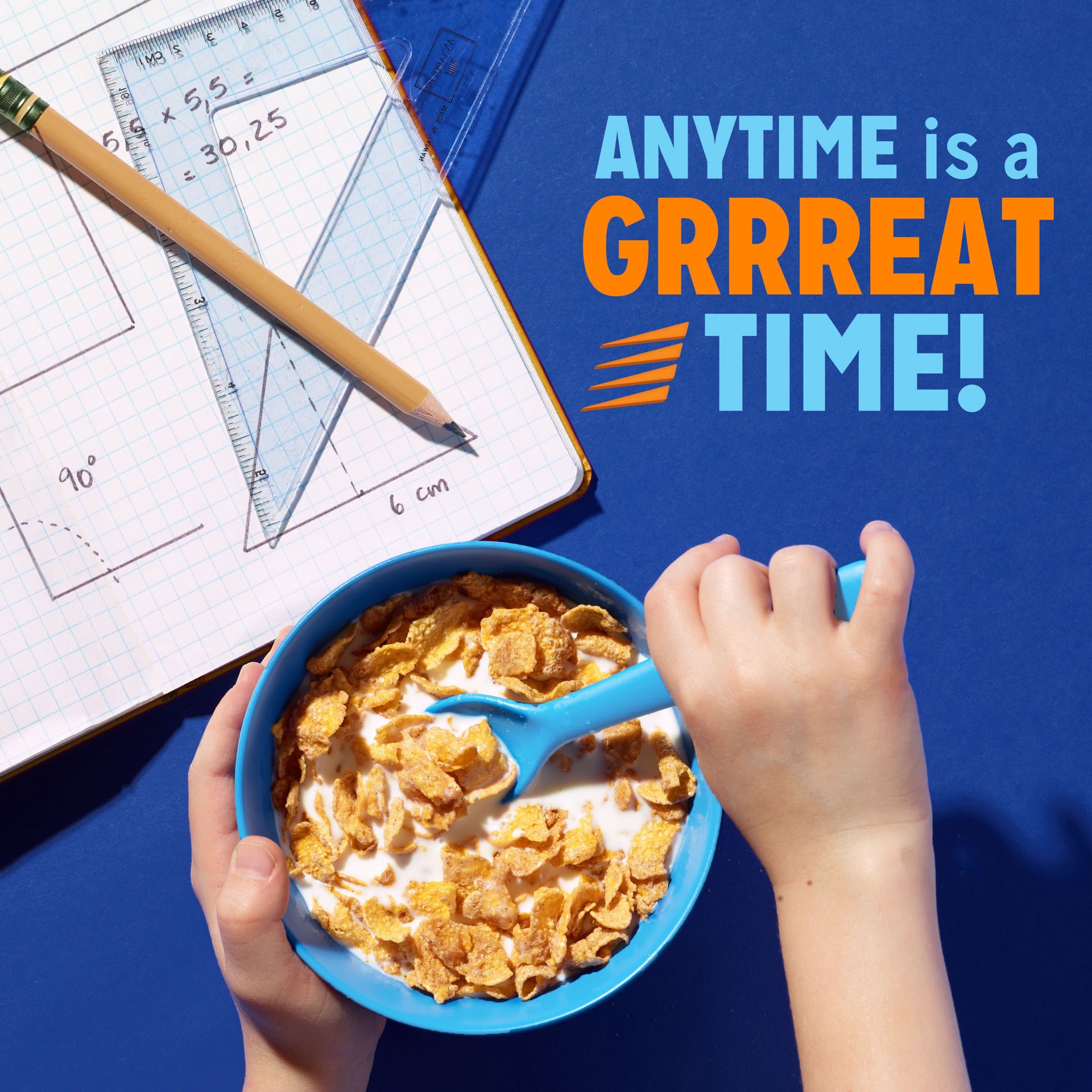 slide 2 of 5, Frosted Flakes Kellogg's Frosted Flakes Breakfast Cereal, 8 Vitamins and Minerals, Kids Snacks, Cinnamon French Toast, 13oz Box, 1 Box, 13 oz