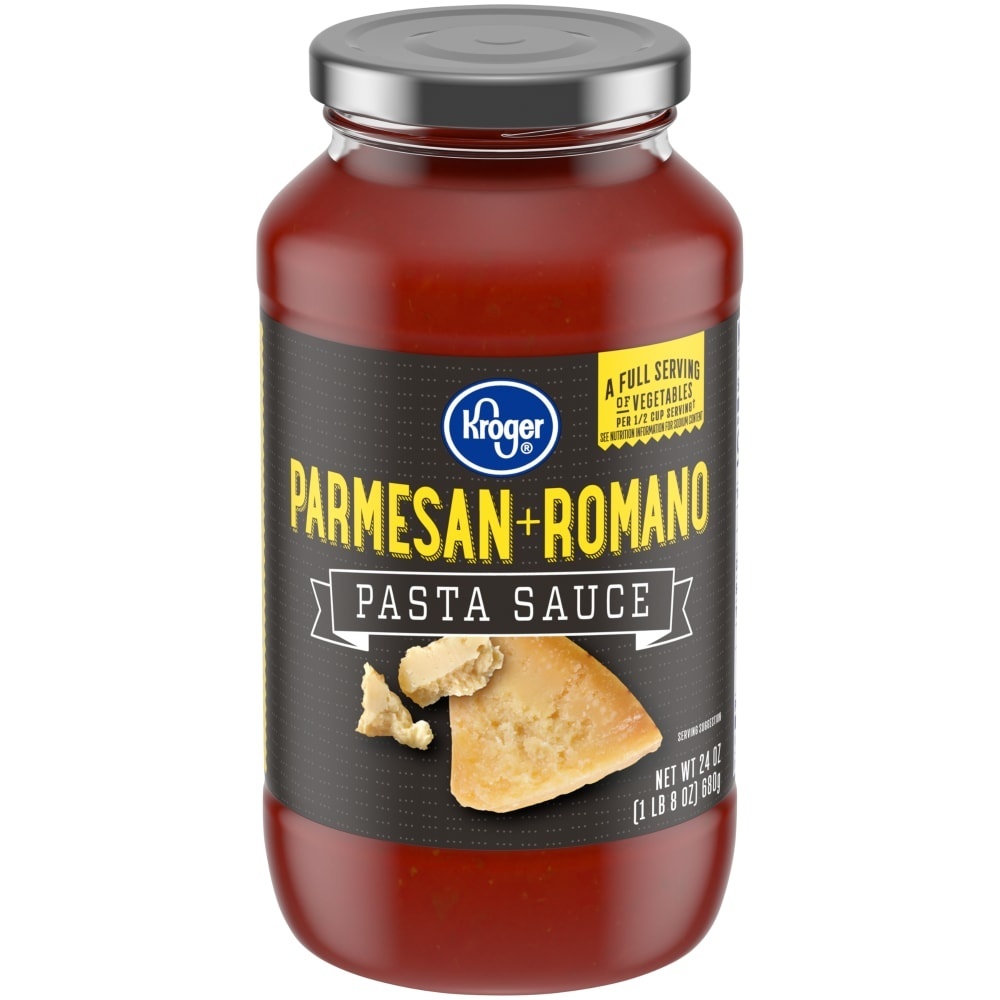 slide 1 of 1, Kroger Homestyle Parmesan & Romano Pasta Sauce, 24 oz