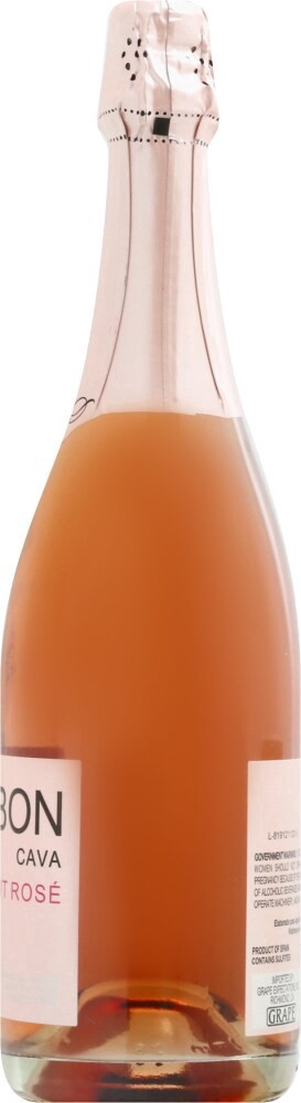 slide 2 of 3, Dibon Cava Brut Rose Wine, 750 ml