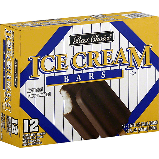 slide 1 of 1, Best Choice Ice Cream Bar, 12 ct