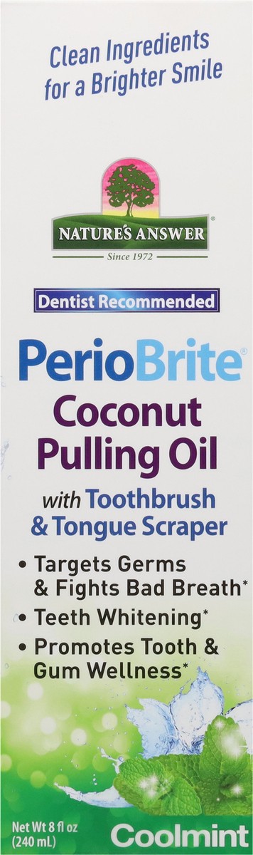 slide 8 of 12, Natures Answer Coconut Pulling Oil, 8 oz